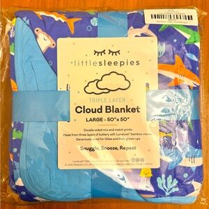 NIB Little Sleepies Rad Reef Cloud Blanket